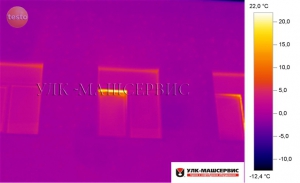 Контроль выполнения строительных работ, утечка тепла через открытое окно Контроль выполнения строительных работ, утечка тепла через открытое окно